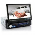 1 DIN Car DVD Player - 7 Inch Flip Out Screen, GPS, Bluetooth, RDS